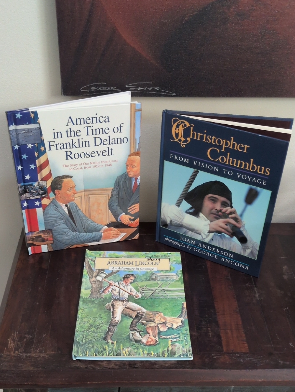 Vintage Children's Literature Lot of 3 Non Fiction Hardback Books